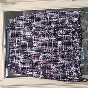 - Loft skirt (Size 12) Tweed Wrap Skirt